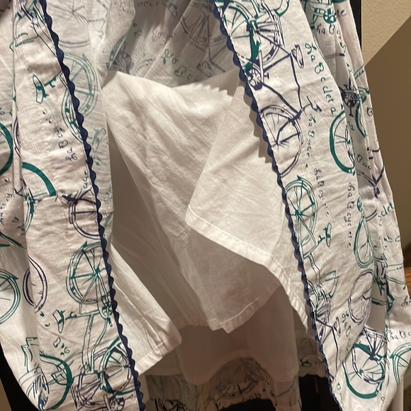 TULIP B bicycle skirt- side, zip and button with pockets and lining- size small - Picture 3 of 6